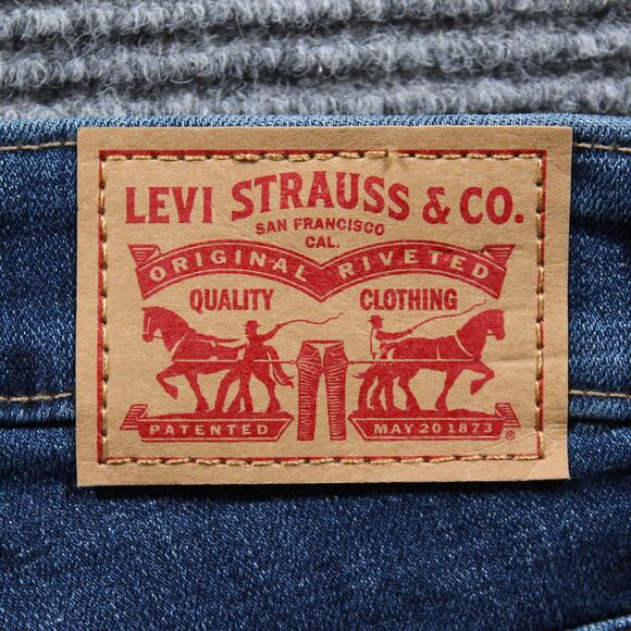 Levi's 725 Jeans Women's 26x28 Blue High Rise Bootcut Stretch - Picture 7 of 9